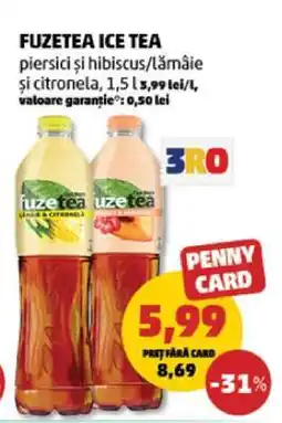 Penny FUZETEA Ice Tea Ofertă