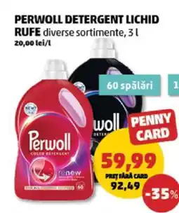 Penny PERWOLL DETERGENT LICHID RUFE Ofertă