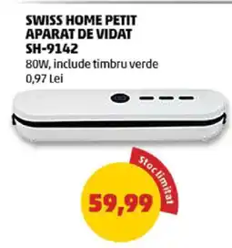 Penny SWISS HOME PETIT APARAT DE VIDAT SH-9142 Ofertă