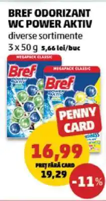 Penny BREF ODORIZANT WC POWER AKTIV Ofertă
