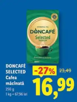 Lidl DONCAFÉ SELECTED CAFEA MĂCINATĂ Ofertă