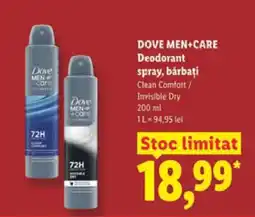 Lidl DOVE MEN+CARE Deodorant spray, bărbați Ofertă
