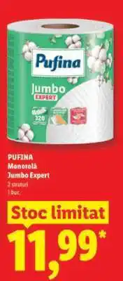 Lidl PUFINA Monorolă Jumbo Expert Ofertă
