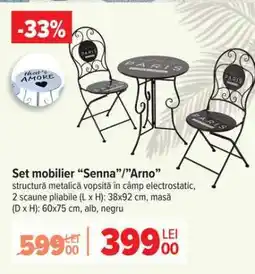 Carrefour Set mobilier “Senna”/“Arno” Ofertă