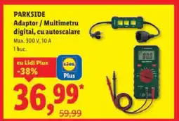 Lidl PARKSIDE Adaptor / Multimetru digital, cu autoscalare Ofertă