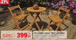 Carrefour Set mobilier balcon 'Bali', Carrefour Ofertă