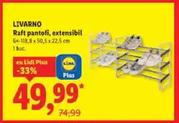 Lidl LIVARNO Raft pantofi, extensibil Ofertă