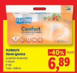 Lidl FLORALYS Hârtie igienică Ofertă