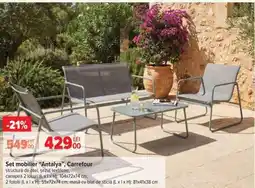 Carrefour Set mobilier 'Antalya', Carrefour Ofertă