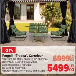 Carrefour Pergolă “Tropea”, Carrefour Ofertă