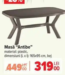 Carrefour Masă “Antibe” Ofertă