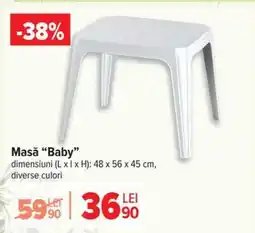 Carrefour Masă “Baby” Ofertă
