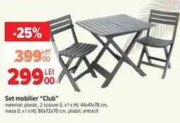 Carrefour Set mobilier 'Club' Ofertă