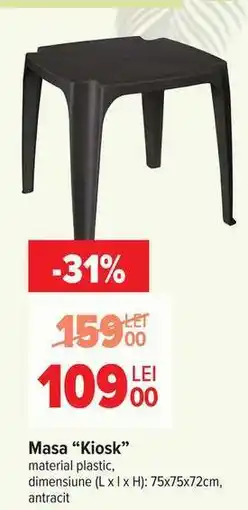 Carrefour Masa 'Kiosk' Ofertă