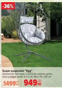 Carrefour Scaun suspendat 'Egg' Ofertă