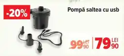 Carrefour Pompă saltea cu USB Ofertă