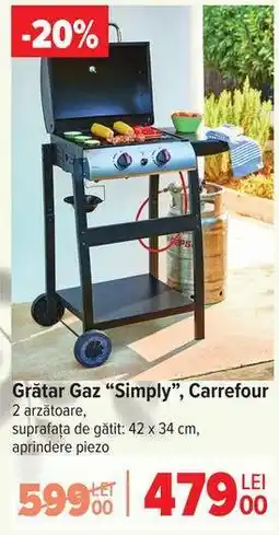 Carrefour Grătar Gaz 'Simply', Carrefour Ofertă
