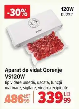 Carrefour Aparat de vidat Gorenje VS120W Ofertă