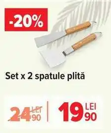 Carrefour Set x 2 spatule plită Ofertă