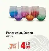 Carrefour Pahar color, Queen Ofertă