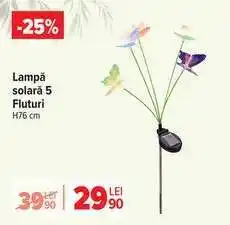 Carrefour Lampă solară 5 Fluturi Ofertă