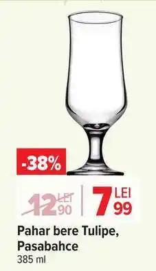 Carrefour Pahar bere Tulipe, Pasabahce Ofertă