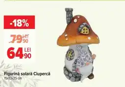 Carrefour Figurină solară Ciupercă Ofertă
