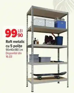 Carrefour Raft metalic cu 5 polițe Ofertă