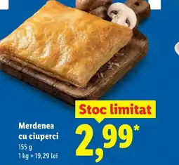 Lidl Merdenea cu ciuperci Ofertă