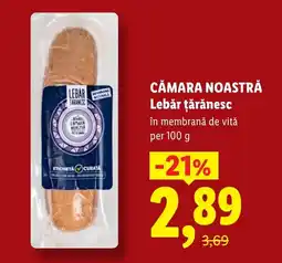 Lidl CĂMARA NOASTRĂ Lebǎr ţărănesc Ofertă