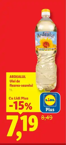 Lidl ARDEALUL Ulei de floarea-soarelui Ofertă