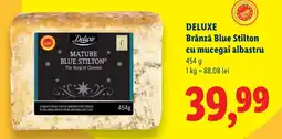 Lidl DELUXE Brânză Blue Stilton cu mucegai albastru Ofertă