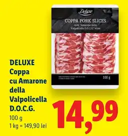 Lidl DELUXE Coppa cu Amarone della Valpolicella D.O.C.G. Ofertă