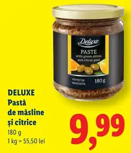 Lidl DELUXE Pastǎ de măsline şi citrice Ofertă