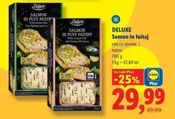 Lidl DELUXE Somon în foitaj Ofertă