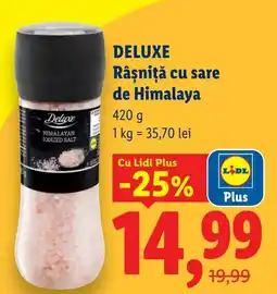 Lidl DELUXE Râşniţă cu sare de Himalaya Ofertă