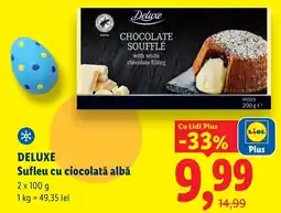 Lidl DELUXE Sufleu cu ciocolată albă Ofertă
