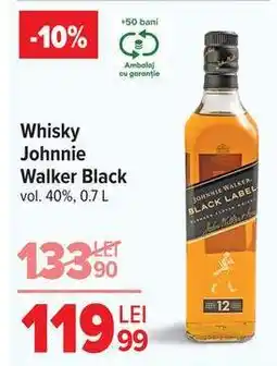 Carrefour Whisky Johnnie Walker Black Ofertă