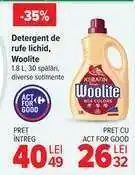 Carrefour Detergent de rufe lichid, Woolite Ofertă