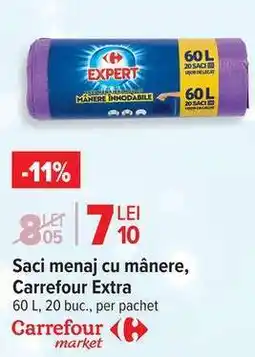Carrefour Saci menaj cu mânere, Carrefour Extra Ofertă