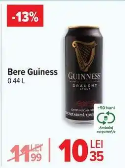 Carrefour Bere Guiness Ofertă