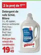 Carrefour Detergent de rufe lichid Bilore Ofertă