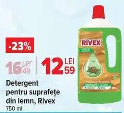 Carrefour Detergent pentru suprafețe din lemn, Rivex Ofertă