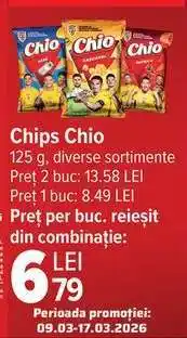 Carrefour Chips CHIO Ofertă