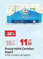 Carrefour Prosop hârtie Carrefour Expert Ofertă