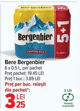 Carrefour Bere Bergenbier Ofertă
