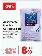 Carrefour Absorbante igienice, Carrefour Soft Ofertă
