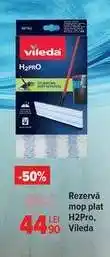 Carrefour Rezervă mop plat H2Pro, Vileda Ofertă