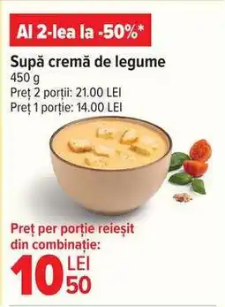 Carrefour Supă cremă de legume Ofertă