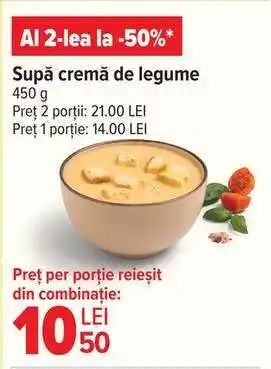 Carrefour Supă cremă de legume Ofertă